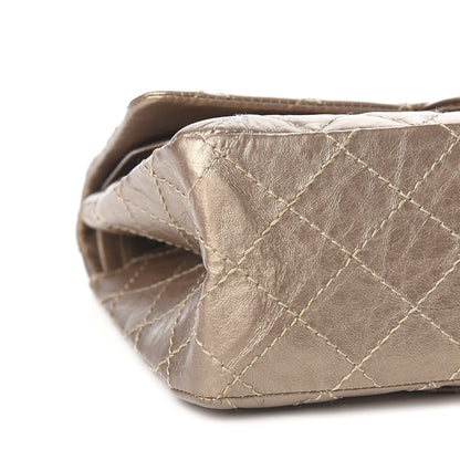 Chanel Metallic Aged Calfskin Quilted 2.55 Reissue 225 Flap Gold 8 of 11