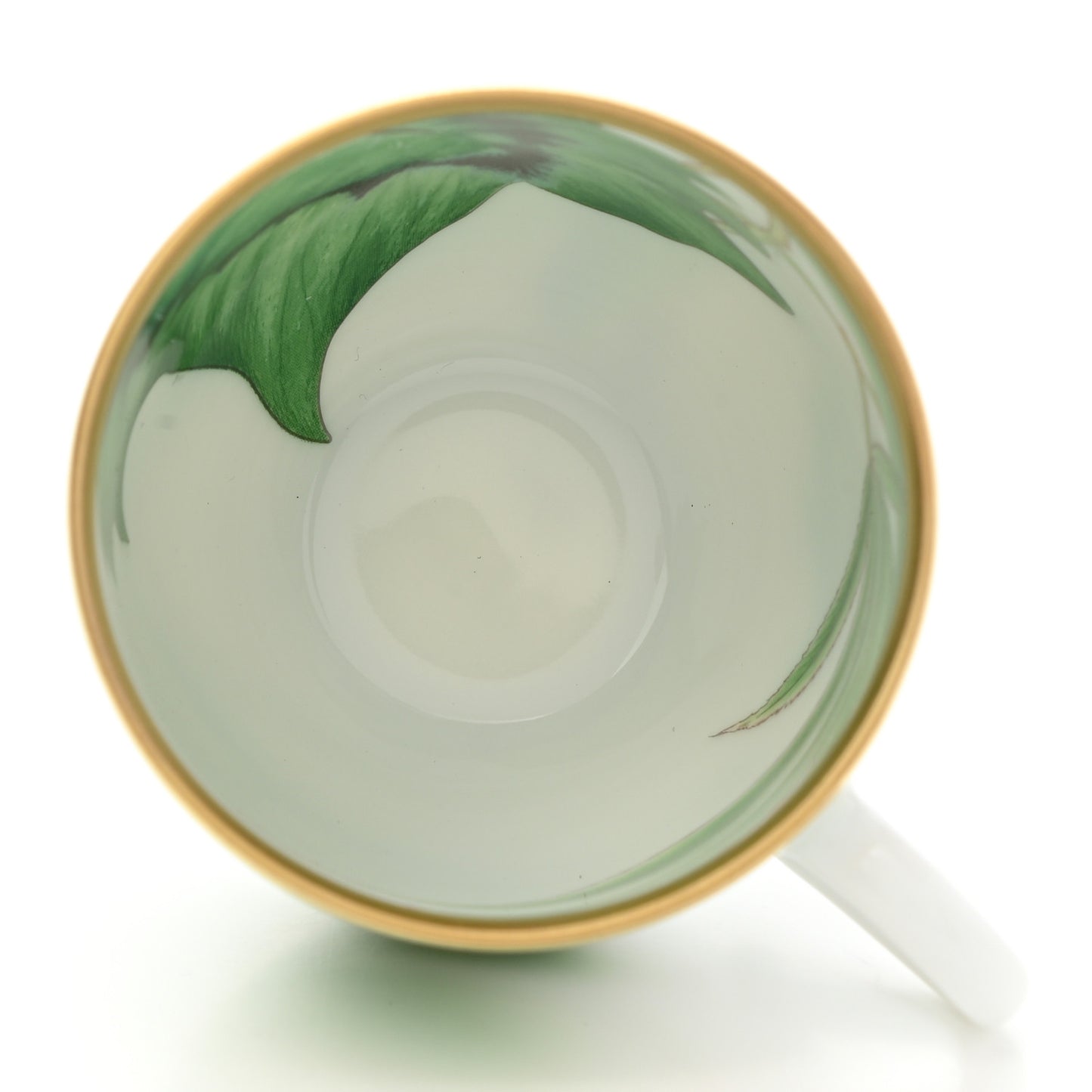 Porcelain Passifolia Tea Cup And Saucer Set Of 2