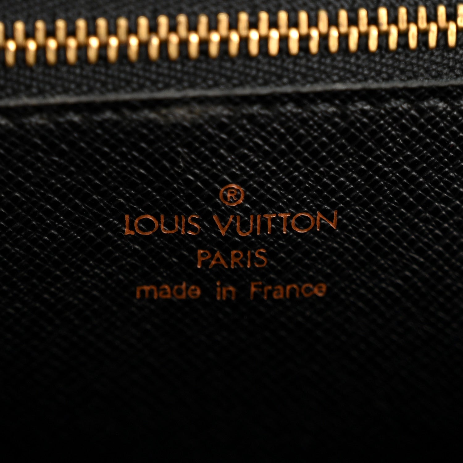 Louis Vuitton Epi Pochette Sellier Dragonne Clutch Black 6 of 13