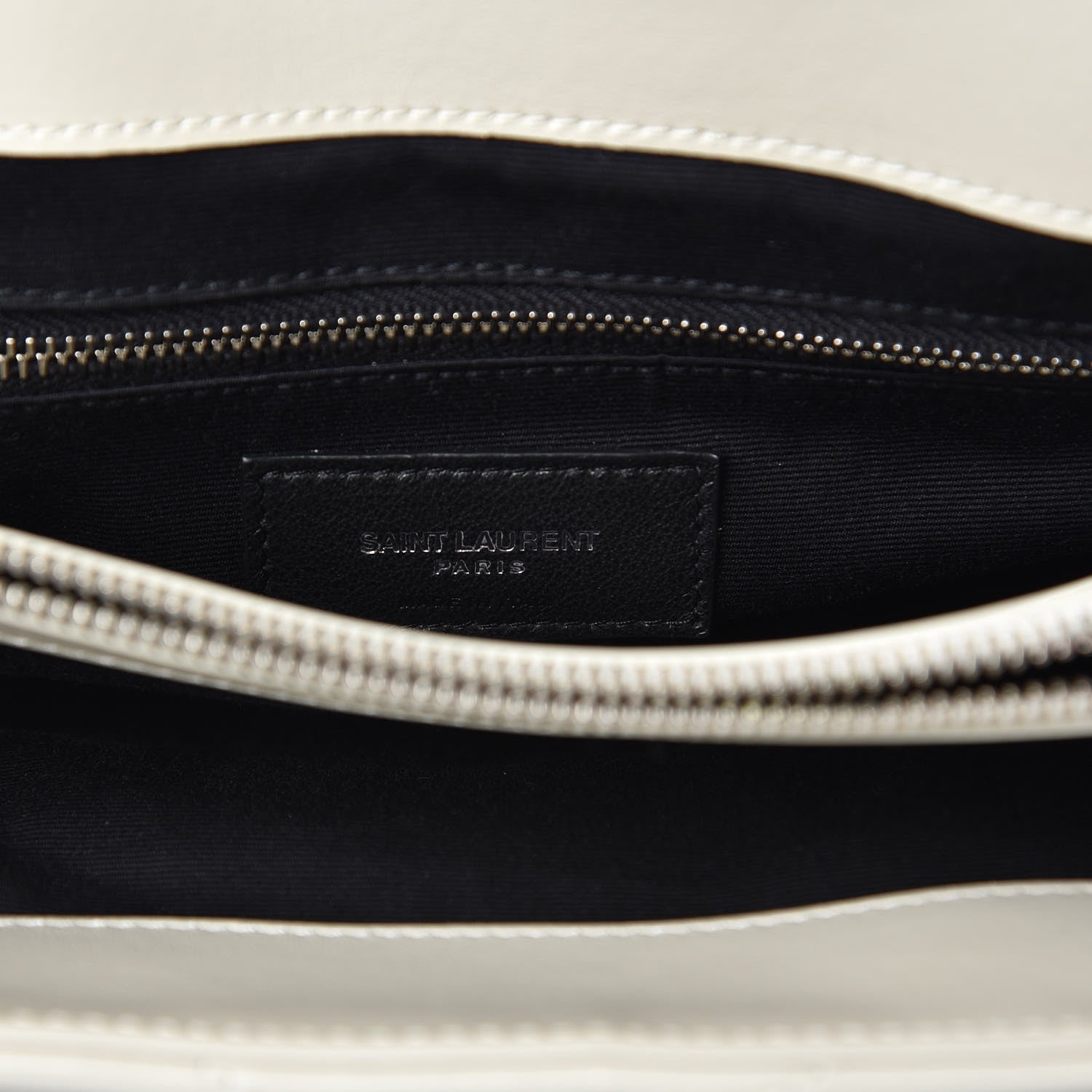 Saint Laurent Calfskin Y Quilted Monogram Medium Loulou Chain Satchel Ivory 8 of 11