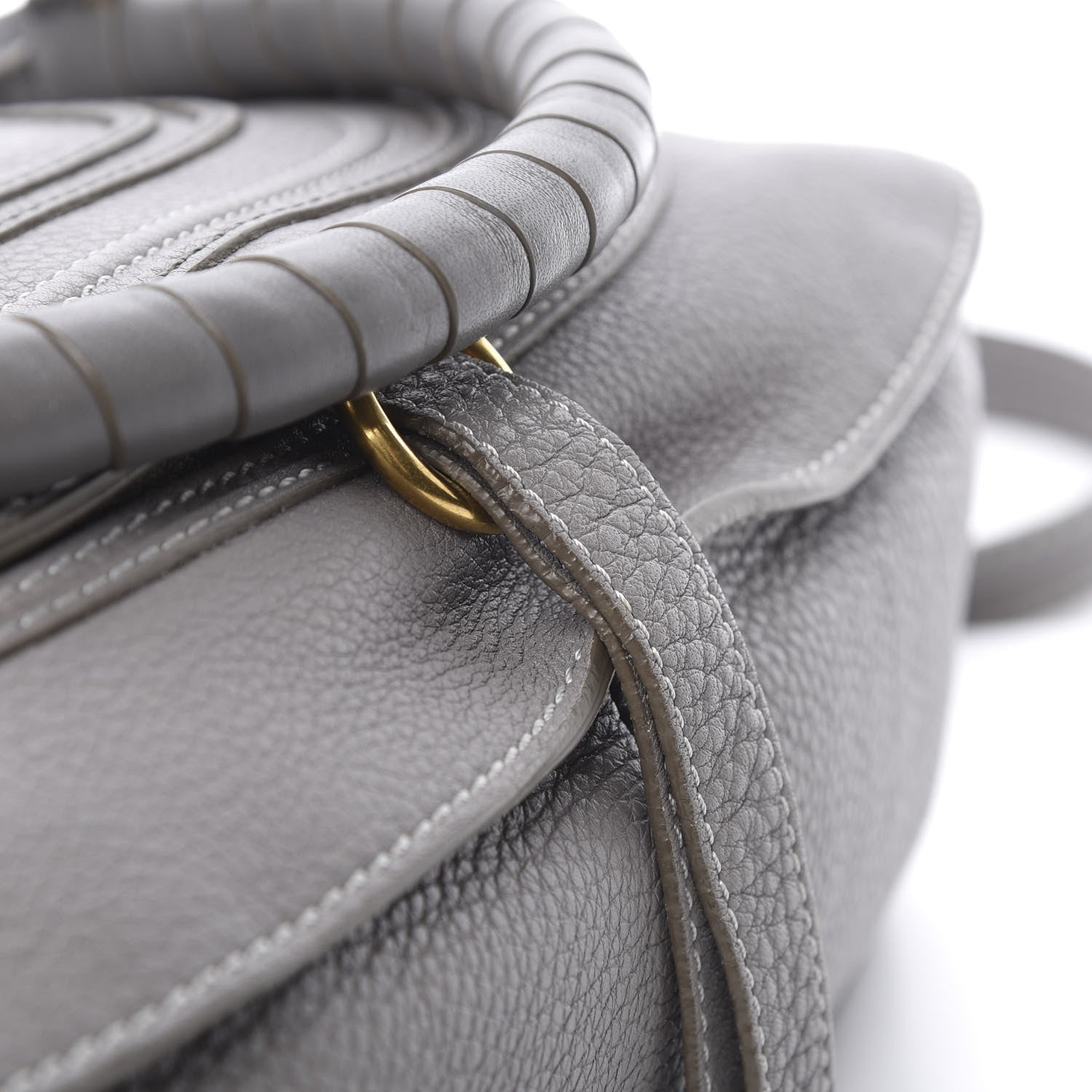 Chloe Calfskin Medium Marcie Satchel Cashmere Grey 16 of 16