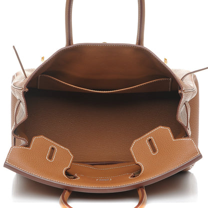 Hermes Togo Birkin 30 Gold 7 of 11