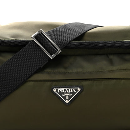 Prada Tessuto Nylon Triangle Shoulder Bag Green 11 of 13