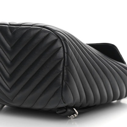 Chanel Calfskin Chevron Quilted Small Urban Spirit Backpack Black 10 of 10