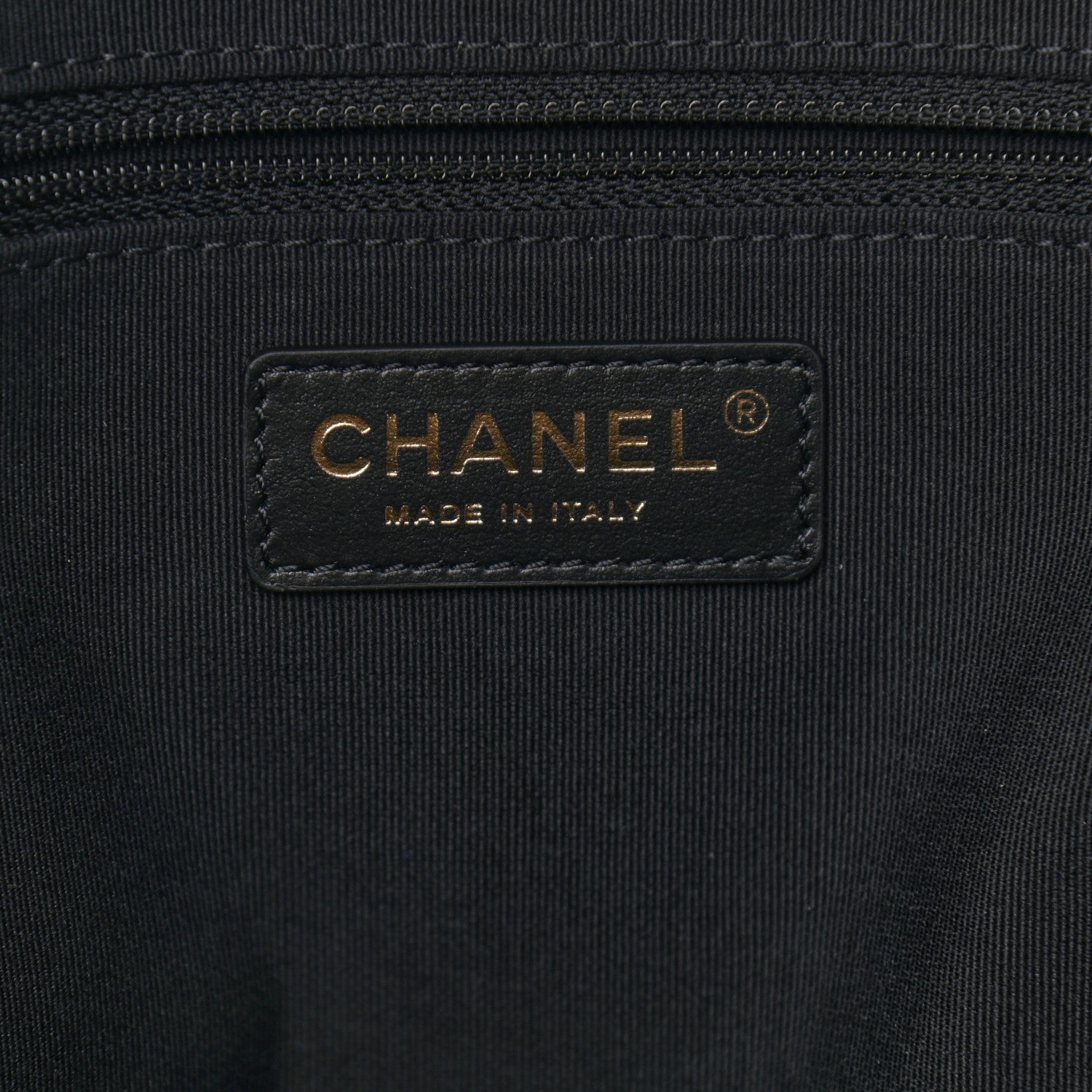 Chanel Calfskin Stitched Large Shopping Bag Black 6 of 12