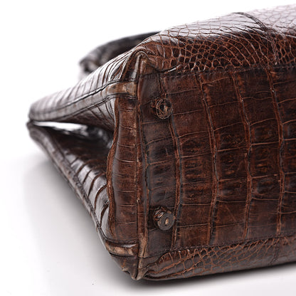 Nancy Gonzalez Crocodile Tote Brown 7 of 18