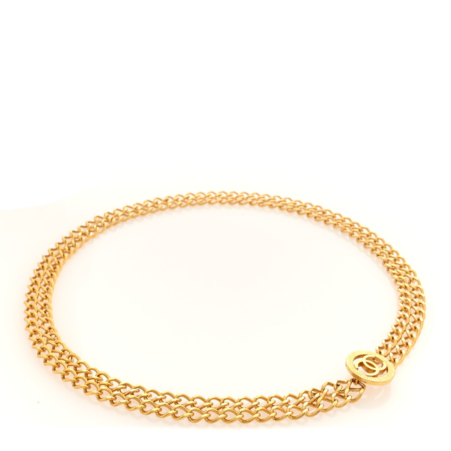 Chanel Metal Chain CC Belt  Gold 1 of 3