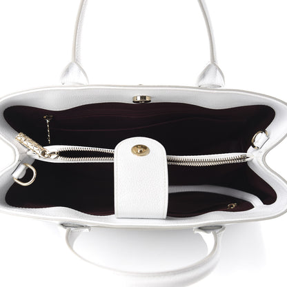 Chanel Grained Calfskin Small Neo Executive Shopper Tote White 5 of 10