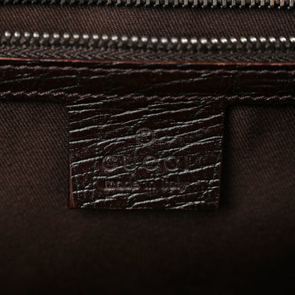 Gucci Monogram Bamboo Bullet Handbag Brown 6 of 12