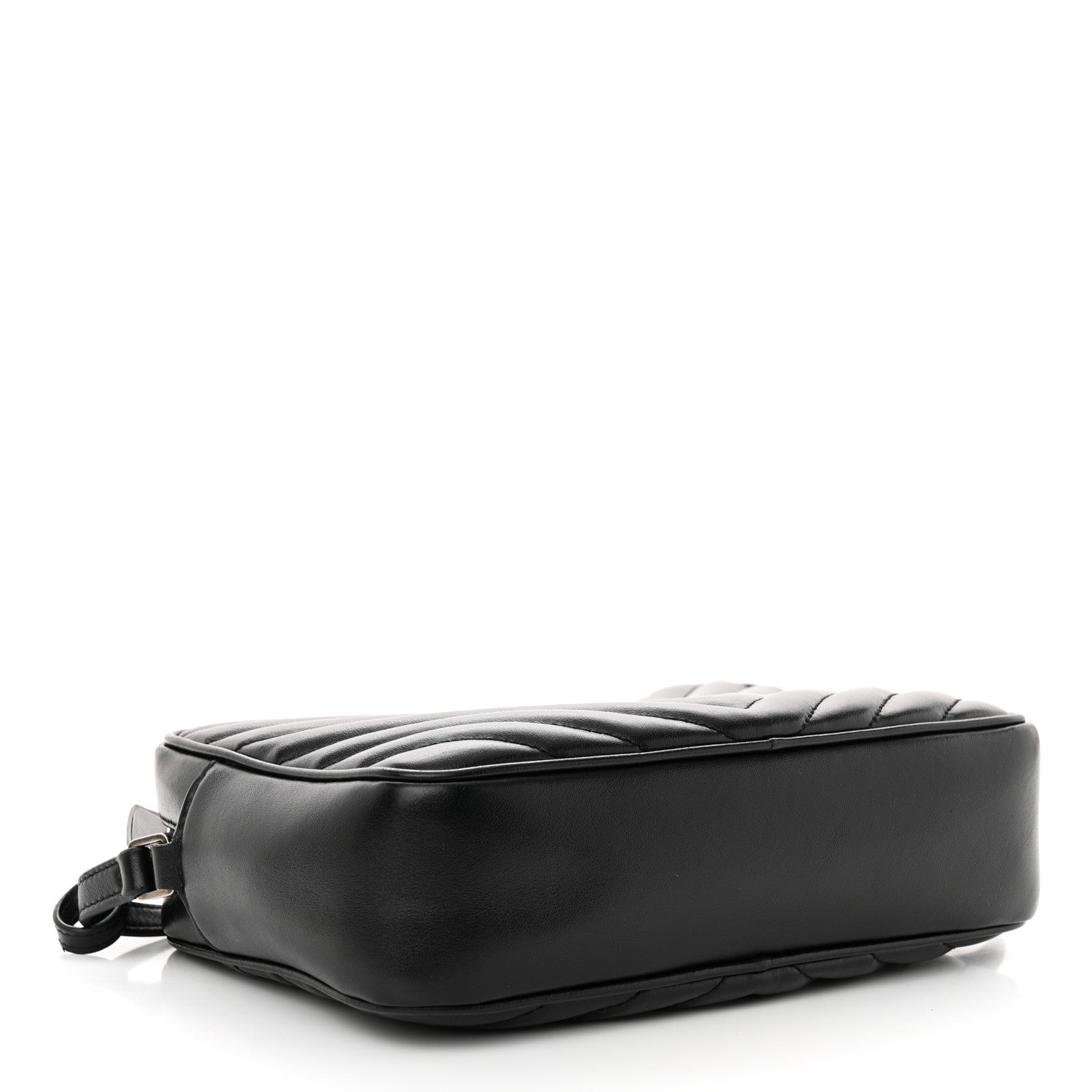 Saint Laurent Calfskin Matelasse Monogram Lou Camera Bag Black 6 of 12