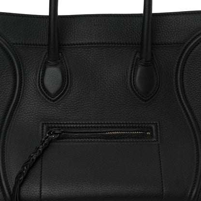 Celine Supple Calfskin Medium Phantom Luggage Black 7 of 13