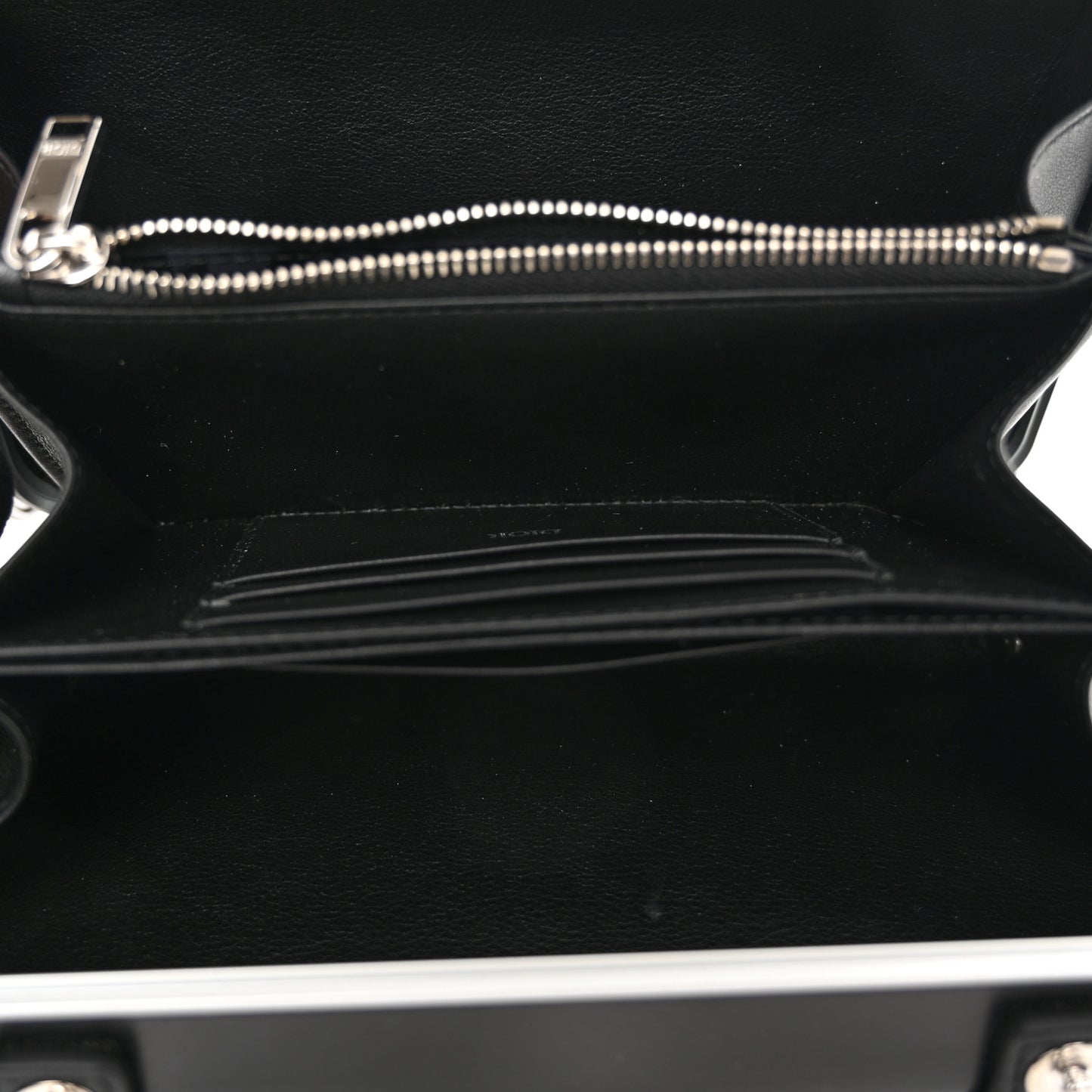 X RIMOWA Aluminum Personal Clutch On Strap Black