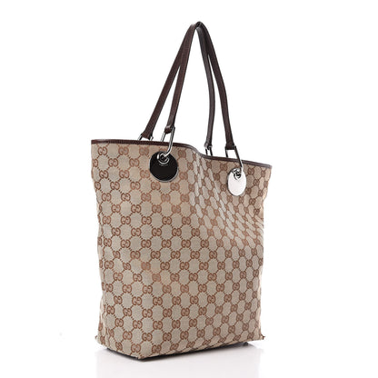 Gucci Monogram Large Eclipse Tote Brown 3 of 12