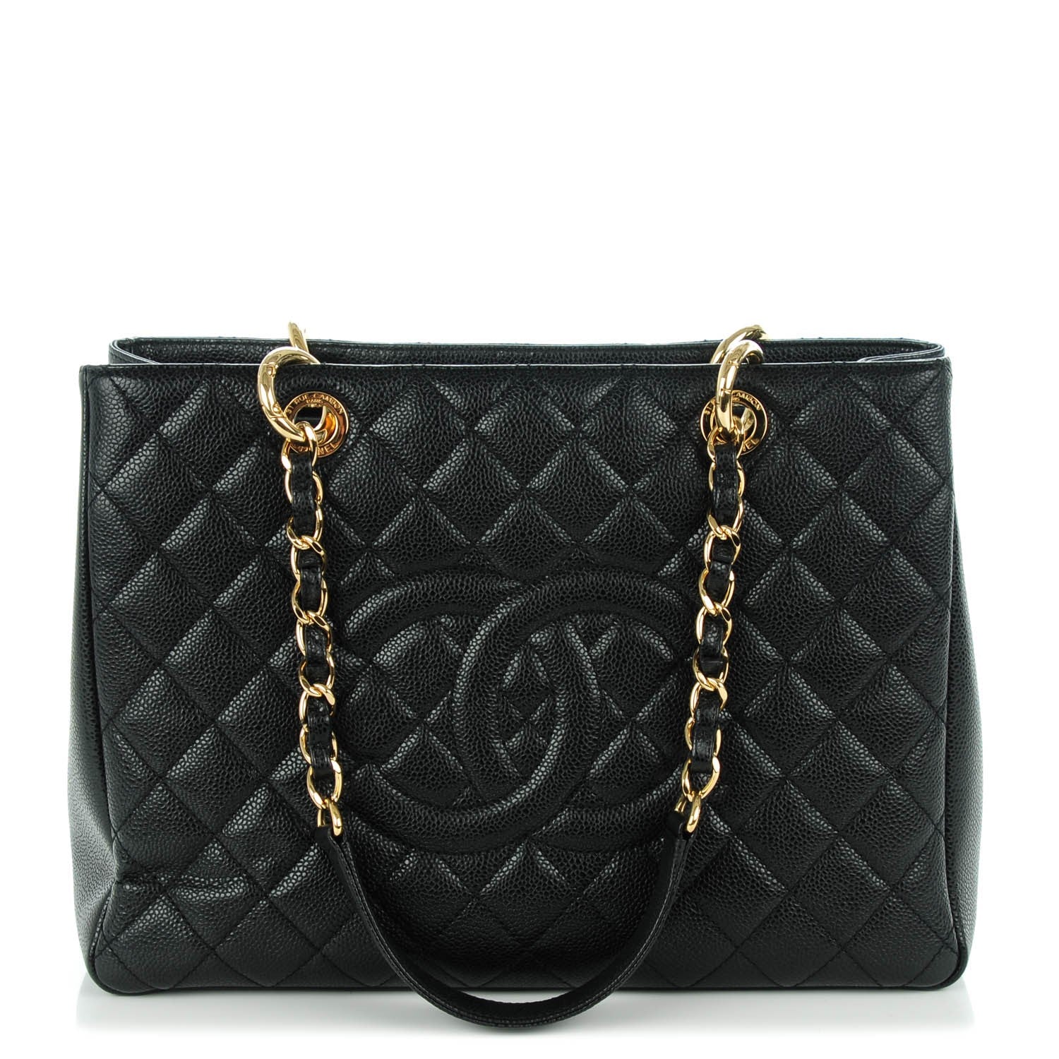 Chanel Caviar Quilted Grand Shopping Tote GST Black 1 of 7