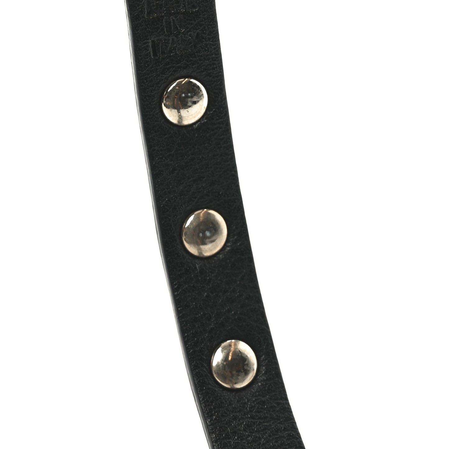 Vitello Rockstud Bracelet Black