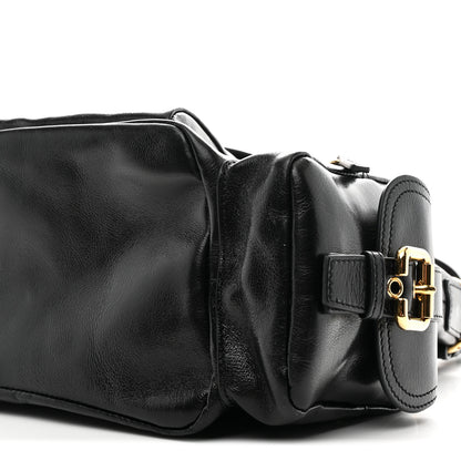 Chloe Shiny Calfskin Medium Double Carry Camera Bag Black 10 of 10