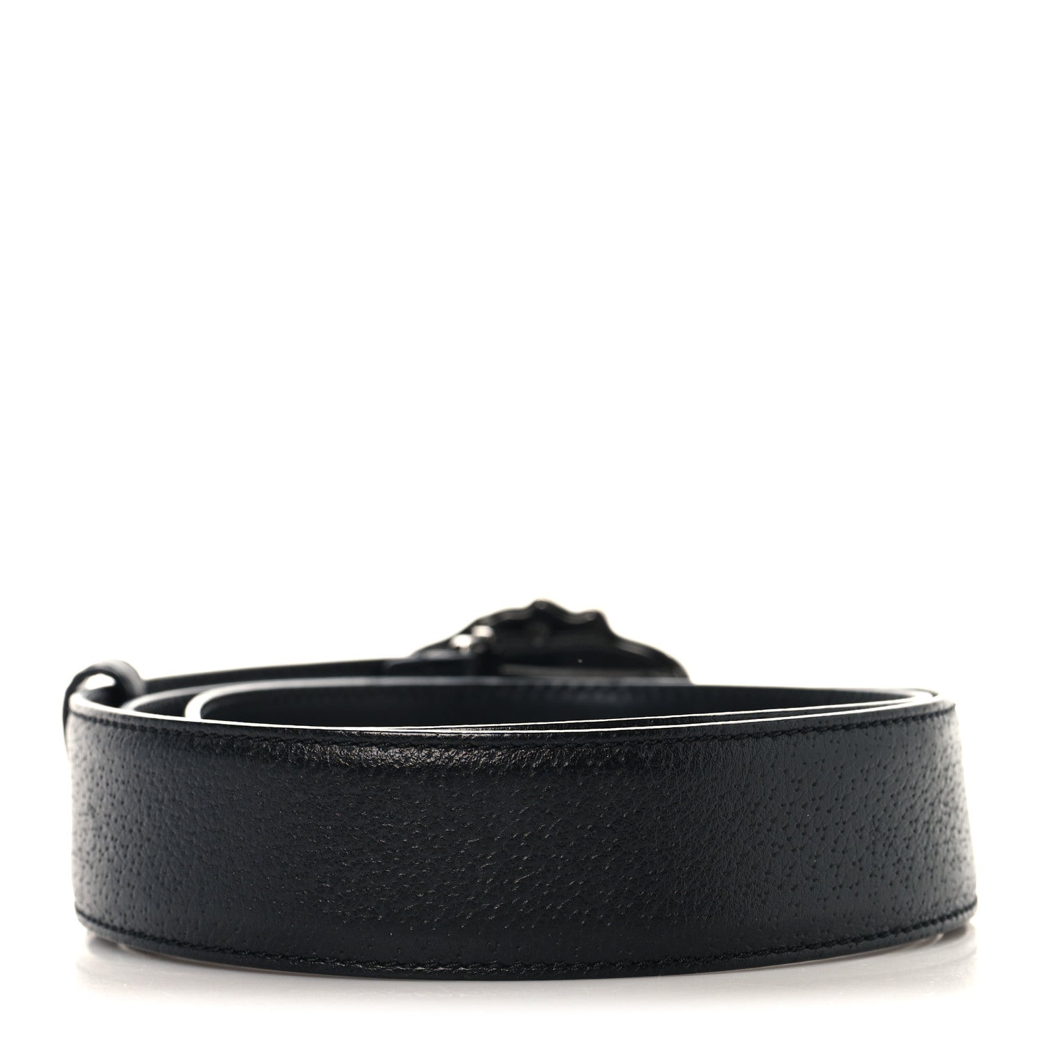 Versace Textured Calfskin 4cm La Medusa 100 40 Belt 100 40 Black 2 of 6