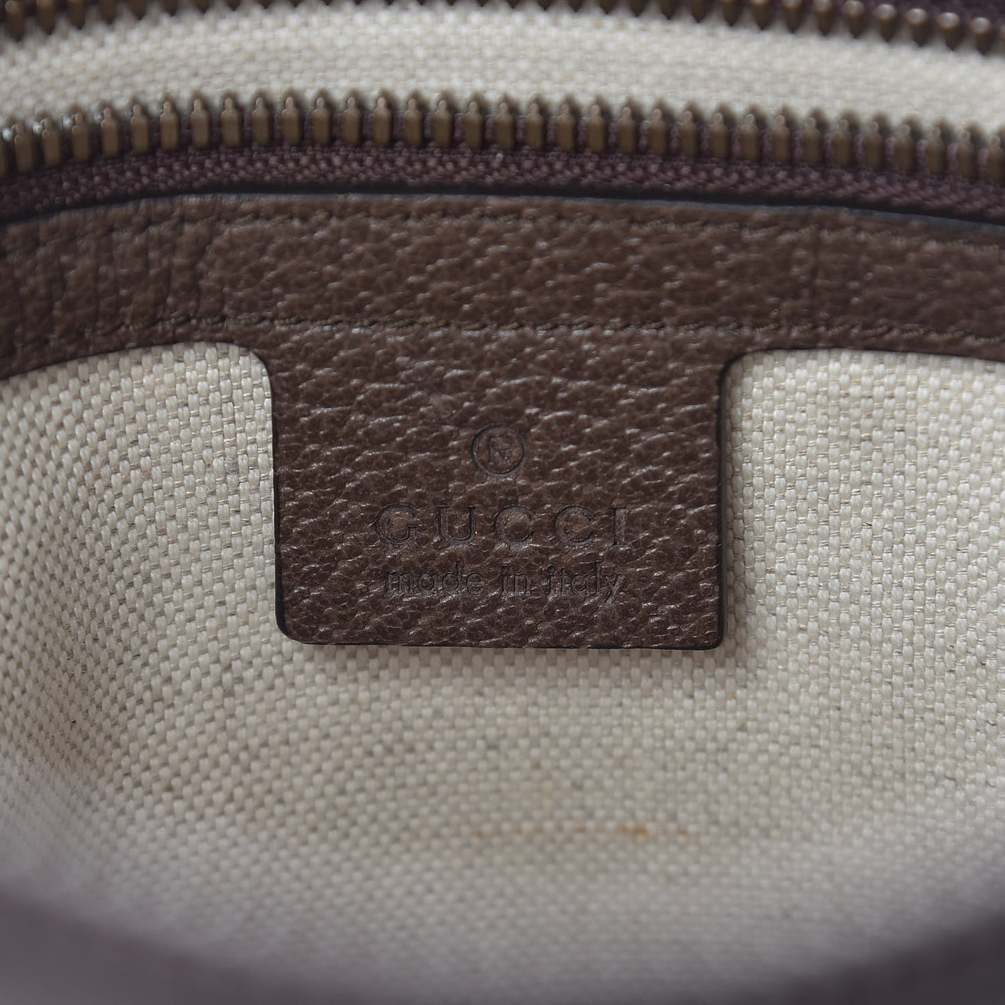 GG Supreme Monogram Web Small Ophidia Messenger Bag Brown