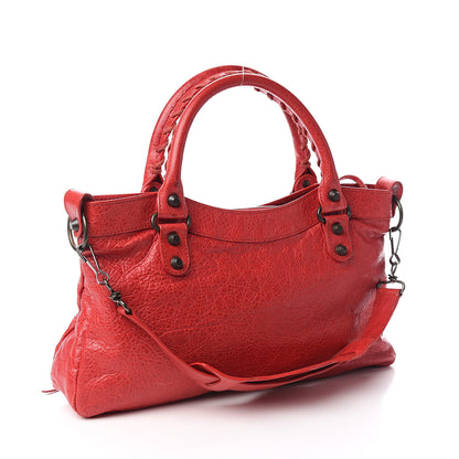 Balenciaga Agneau Classic Hardware First Rouge Coquelicot 3 of 12
