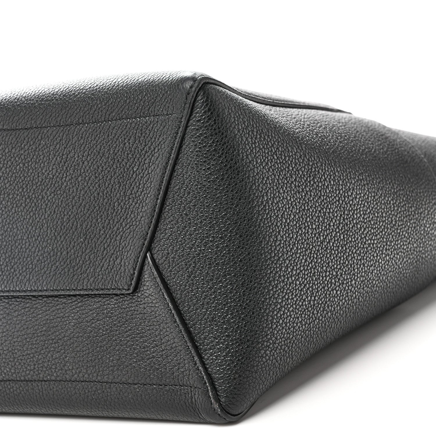 Celine Soft Grained Calfskin Sangle Bucket Bag Black 9 of 9