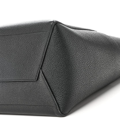 Celine Soft Grained Calfskin Sangle Bucket Bag Black 9 of 9