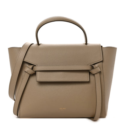 Celine Grained Calfskin Micro Belt Bag Light Taupe 1 of 9