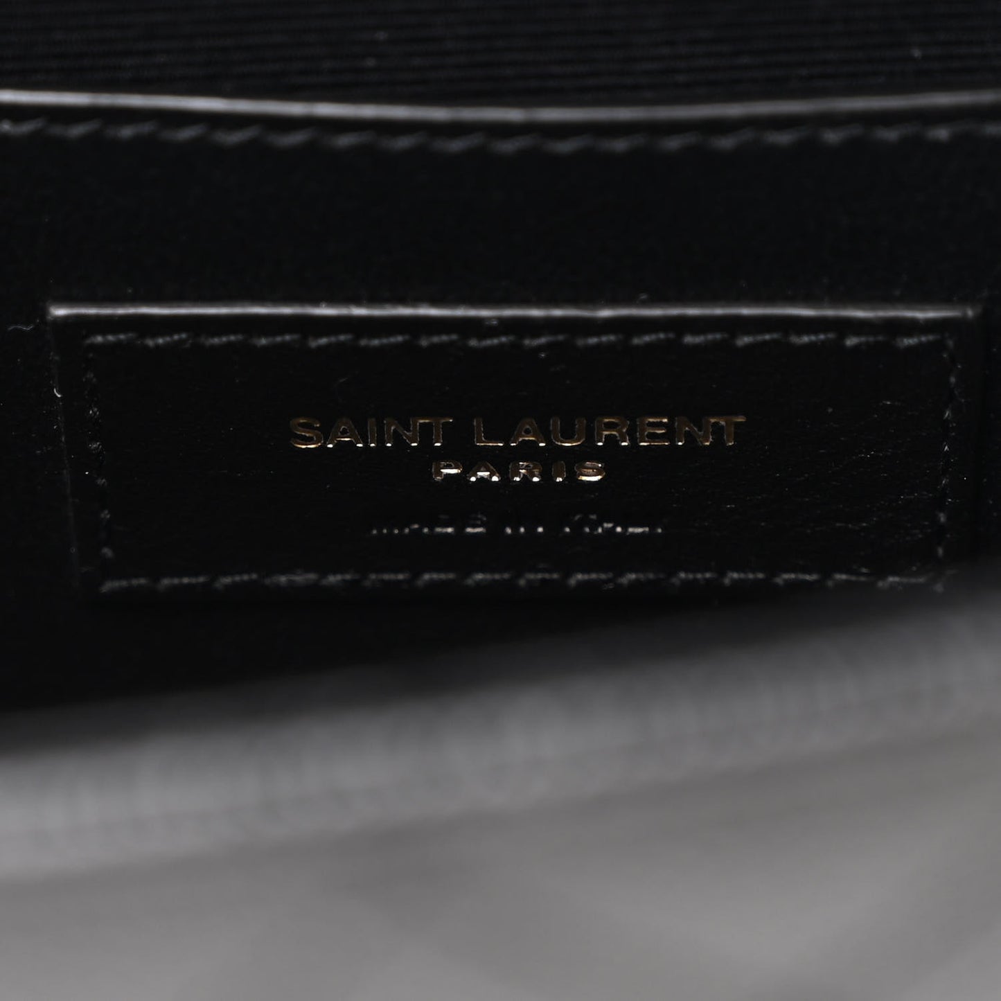 Grain De Poudre Textured Mixed Matelasse Triquilt Small Monogram Satchel Black