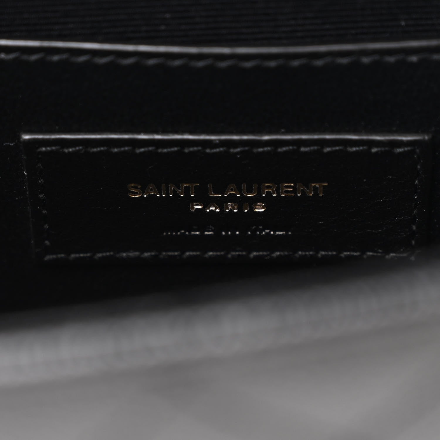 Saint Laurent Grain De Poudre Textured Mixed Matelasse Triquilt Small Monogram Satchel Black 6 of 10