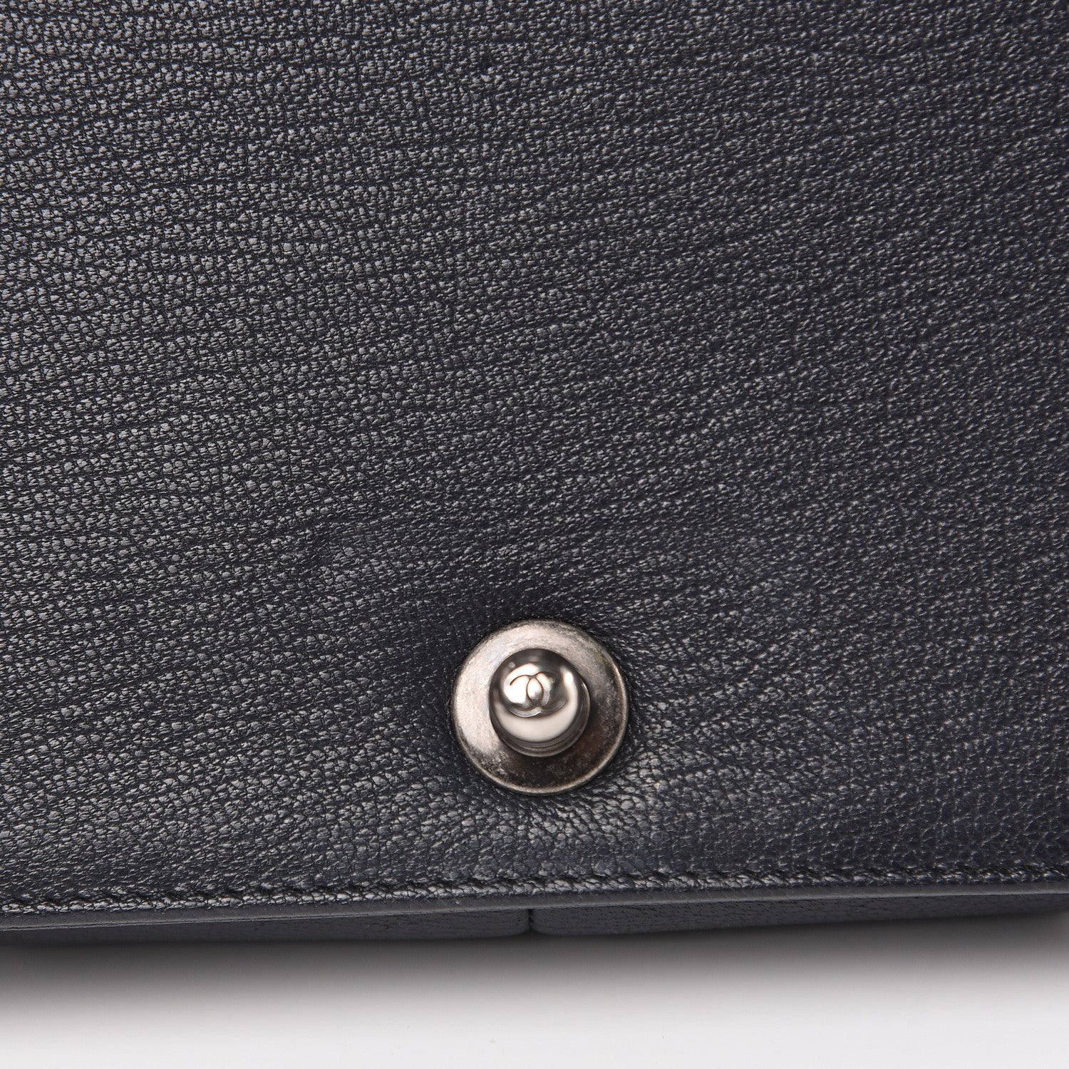 Chanel Goatskin Quilted Patent Medium Duo Boy Flap Black 10 of 13