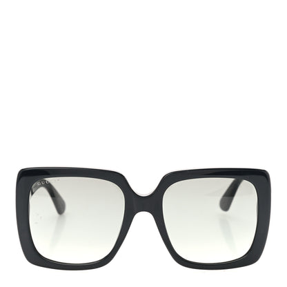 Gucci Crystal Square Frame GG Sunglasses GG0418S Black 2 of 7