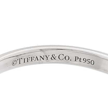 Tiffany Platinum Diamond .03ctw V Band Ring 52 6 4 of 4