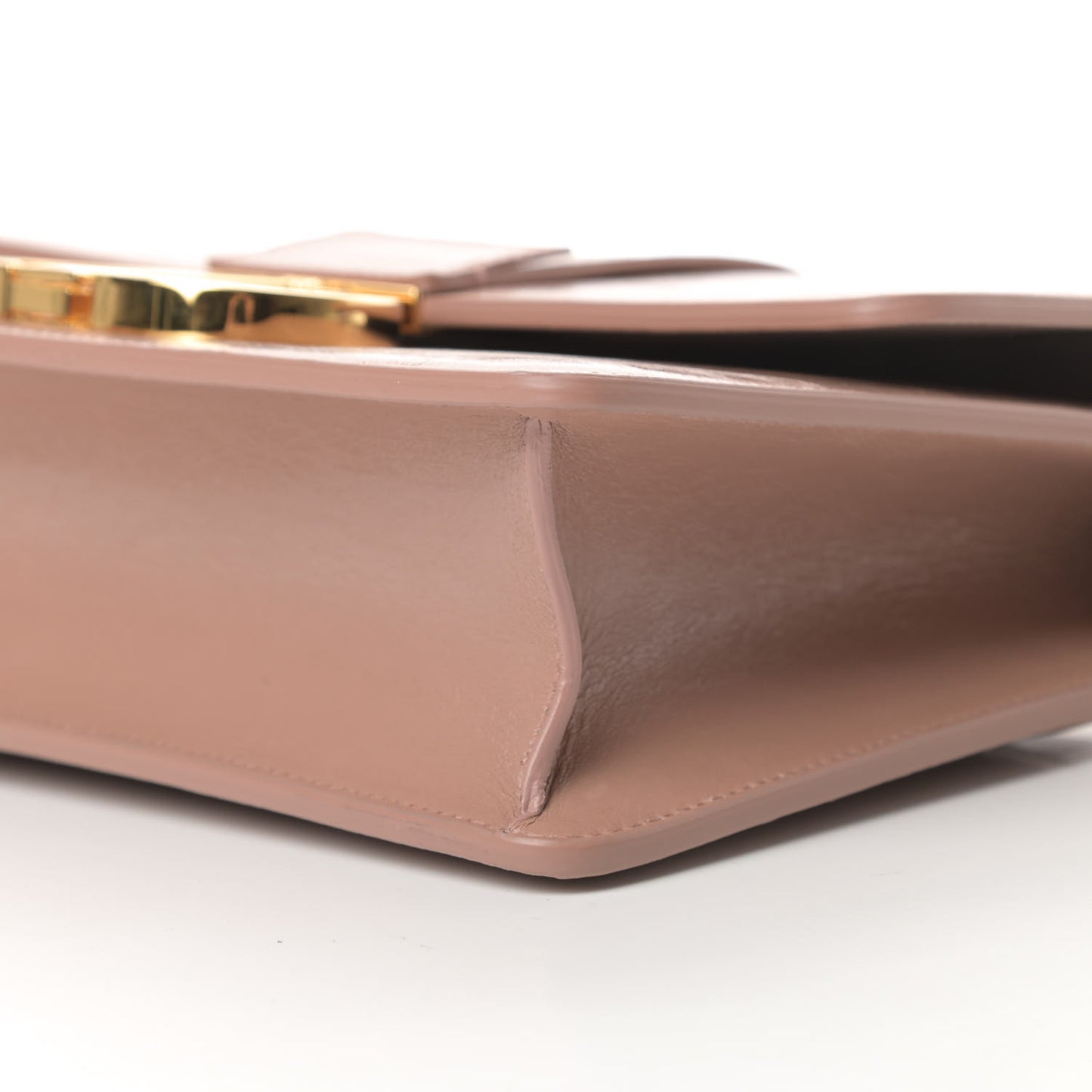 Shiny Crinkled Lambskin 30 Montaigne Flap Bag Fard