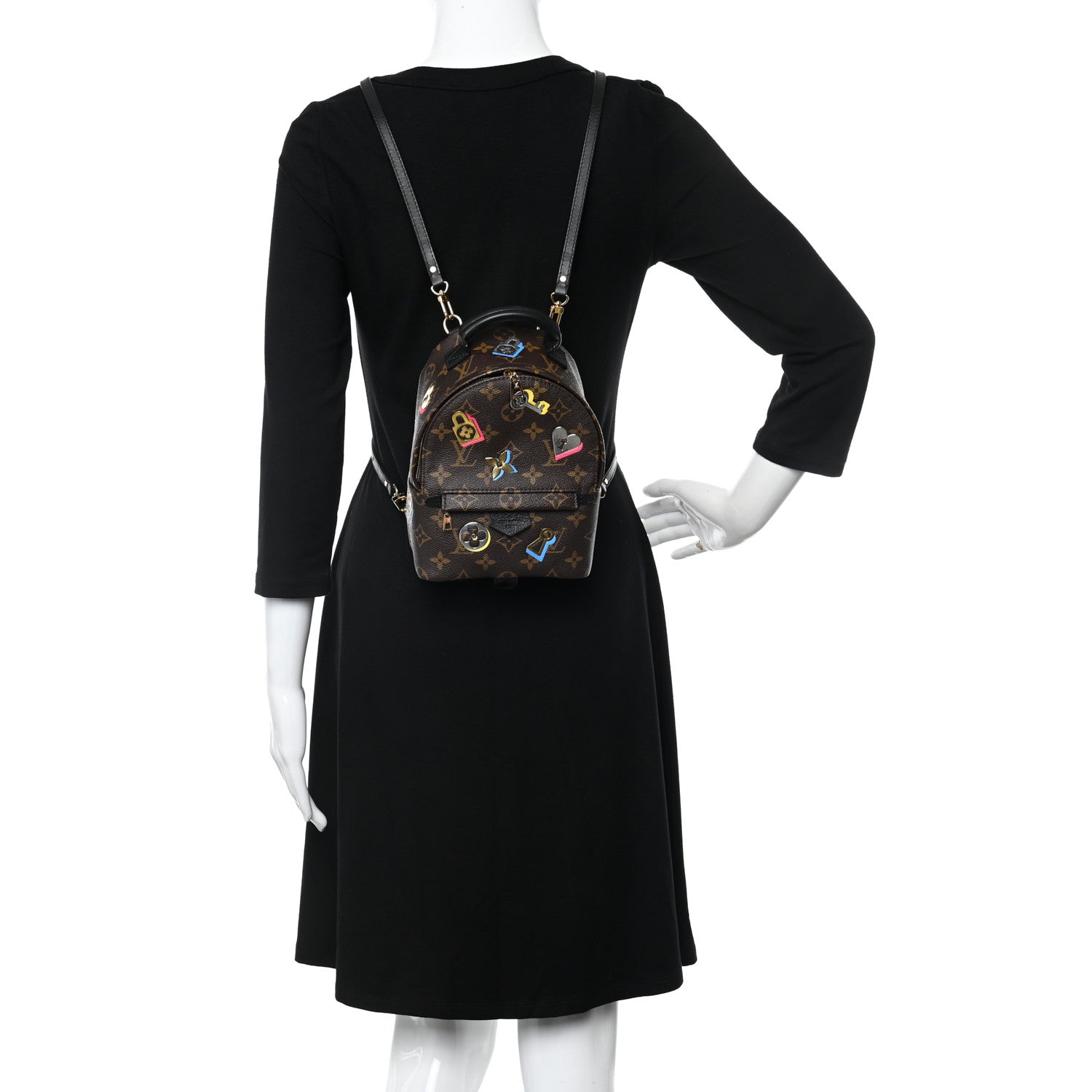 Louis Vuitton Monogram Love Lock Palm Springs Backpack Mini 2 of 10