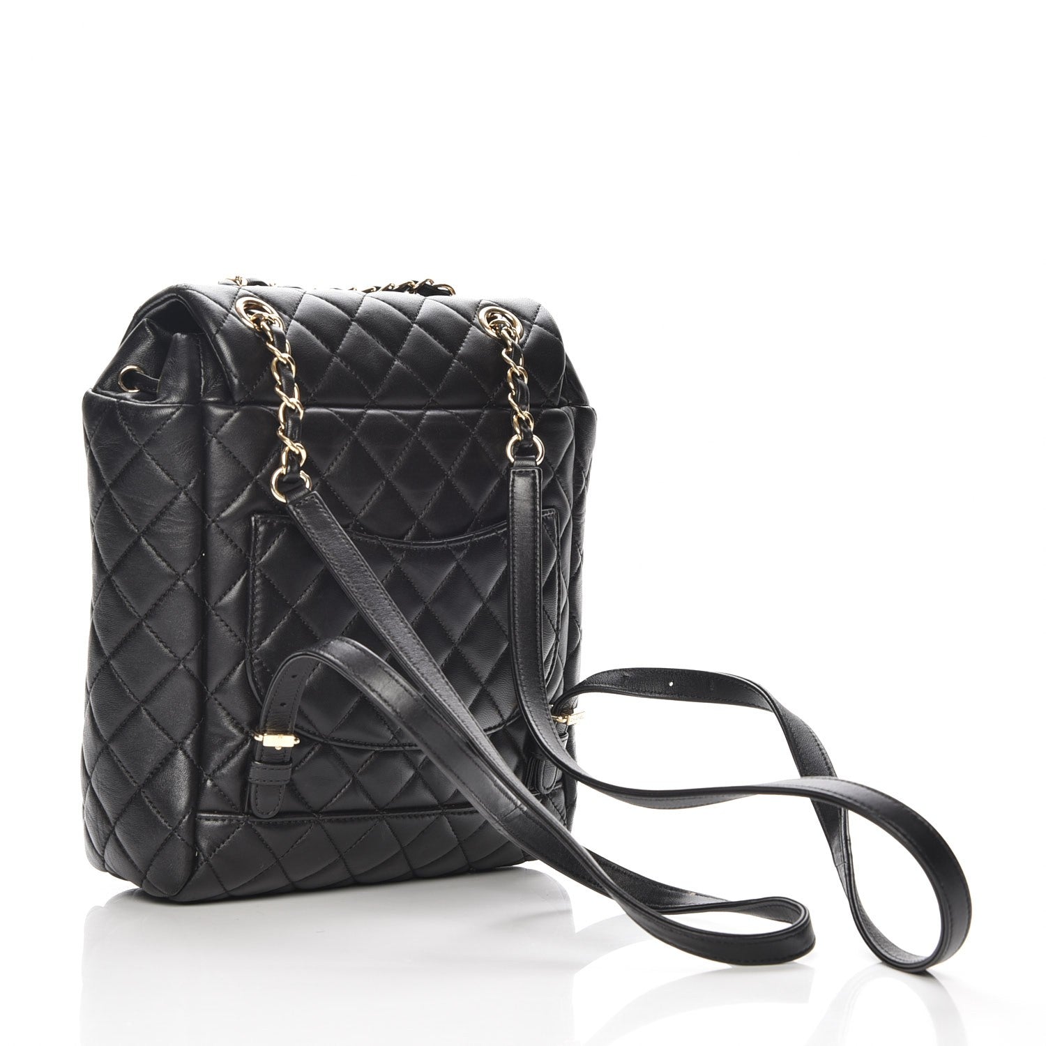 Chanel Lambskin Quilted Small Urban Spirit Backpack Black 3 of 7