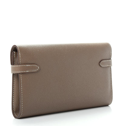 Hermes Epsom Kelly Longue Wallet Etoupe 3 of 6