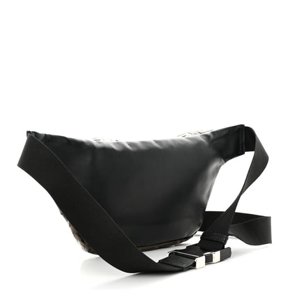 Fendi Vitello Century Bi-Color FF 1974 Embossed Belt Bag Maya Black 3 of 15