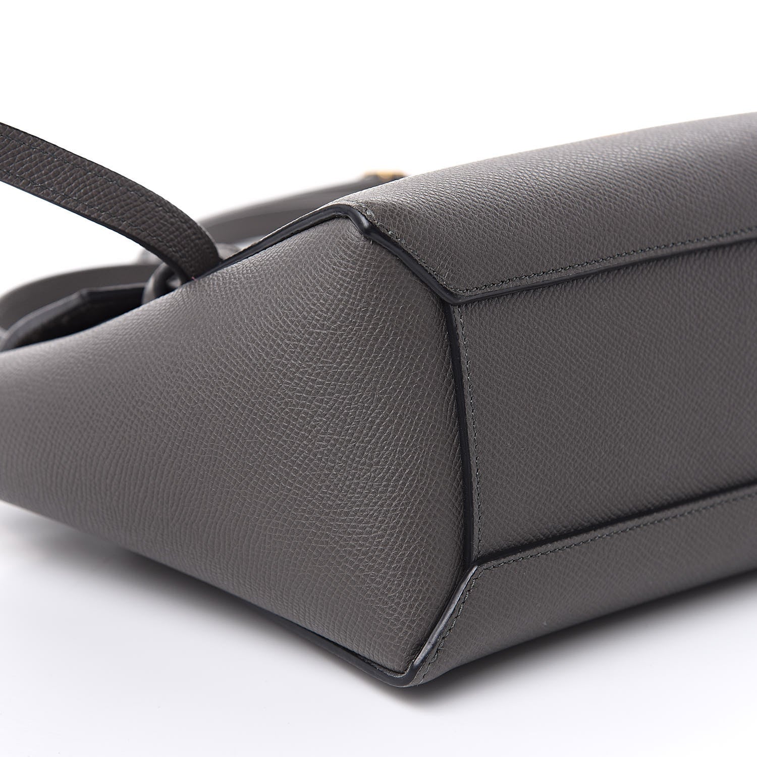Celine Grained Calfskin Nano Belt Bag Grey 7 of 12