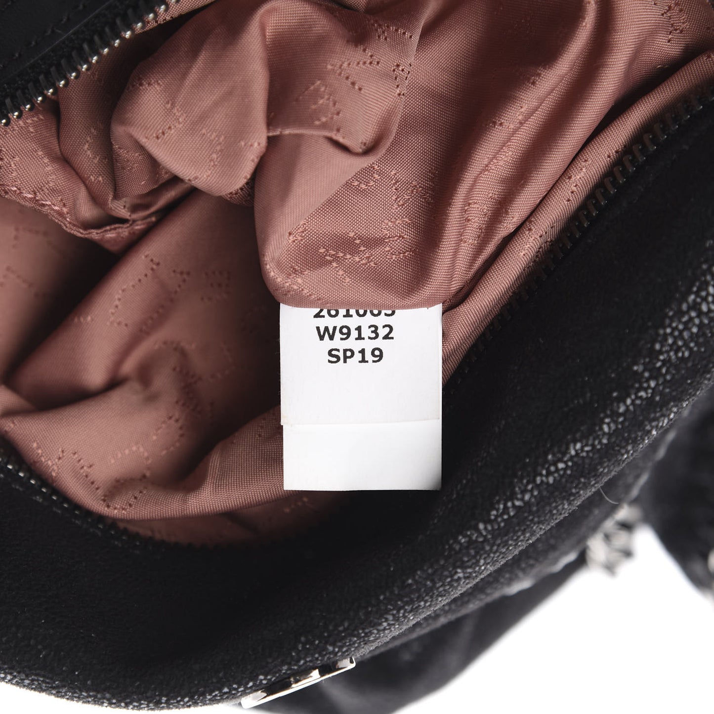 Shaggy Deer Small Falabella Tote Black