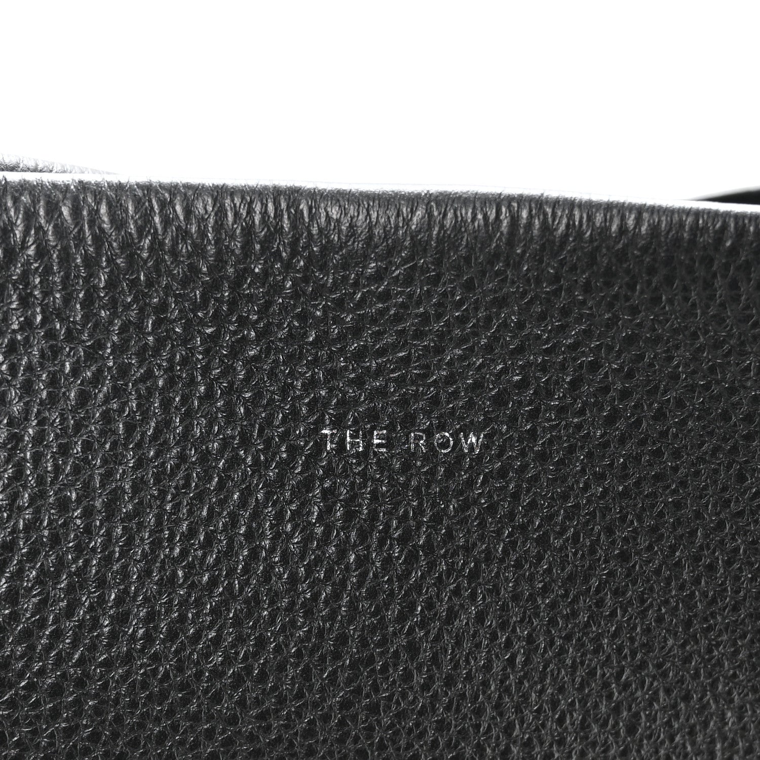 The Row Grained Calfskin Large N/S Park Tote Black 6 of 9