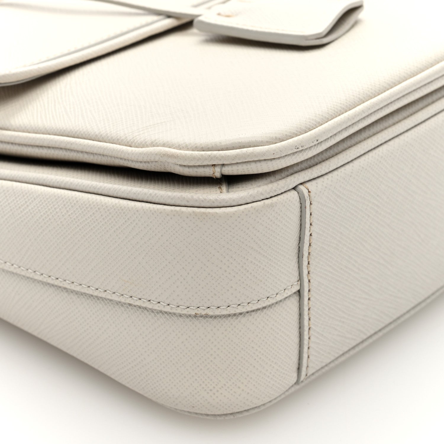 Prada Saffiano Lux Sound Top Handle Pomice 8 of 10