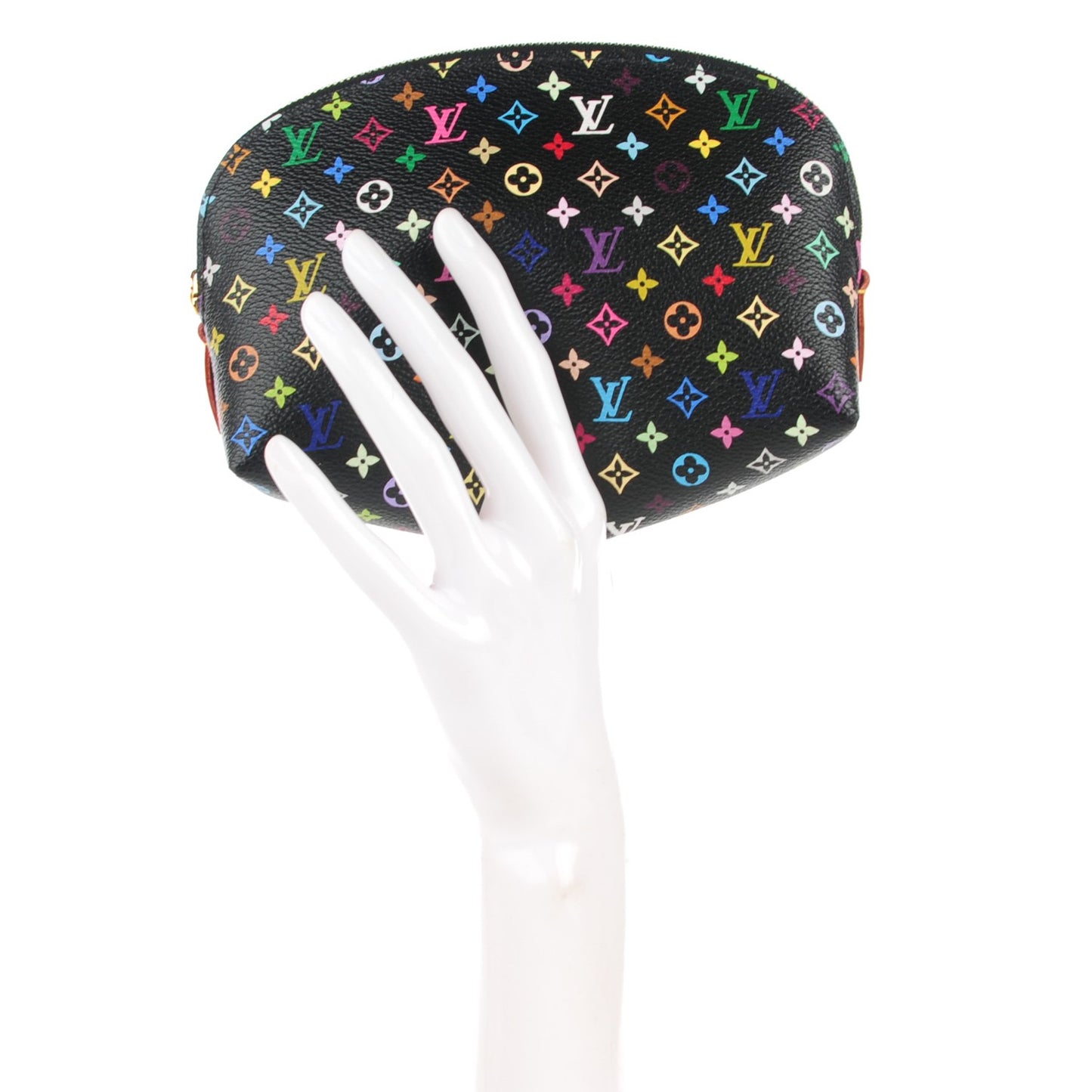 Monogram Multicolor Cosmetic Pouch Black Grenade