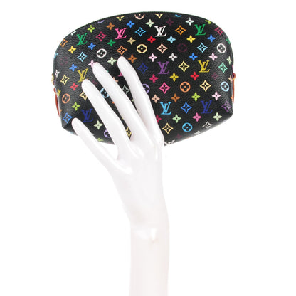 Louis Vuitton Monogram Multicolor Cosmetic Pouch Black Grenade 2 of 7