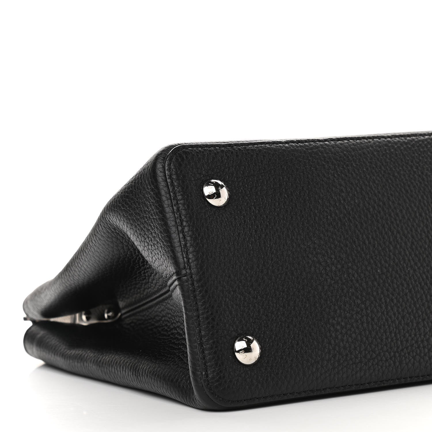 Louis Vuitton Taurillon Ayers Capucines MM Black 8 of 9