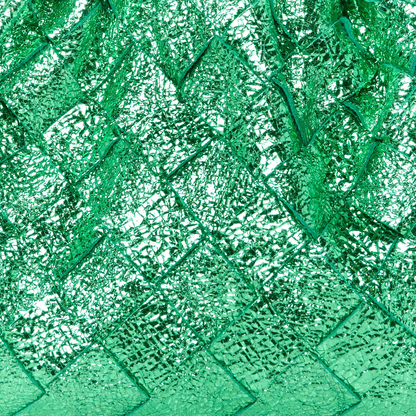 Metallic Nappa Intrecciato The Mini Pouch Parakeet