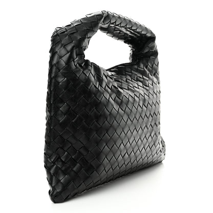 Bottega Veneta Calfskin Intrecciato Small Hop Black 3 of 10