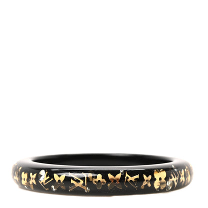 Louis Vuitton Resin Swarovski Small Inclusion Bracelet Black 1 of 3