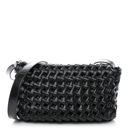 Bottega Veneta Nappa Intrecciato Crochet The Window Crossbody Bag Black 4 of 12