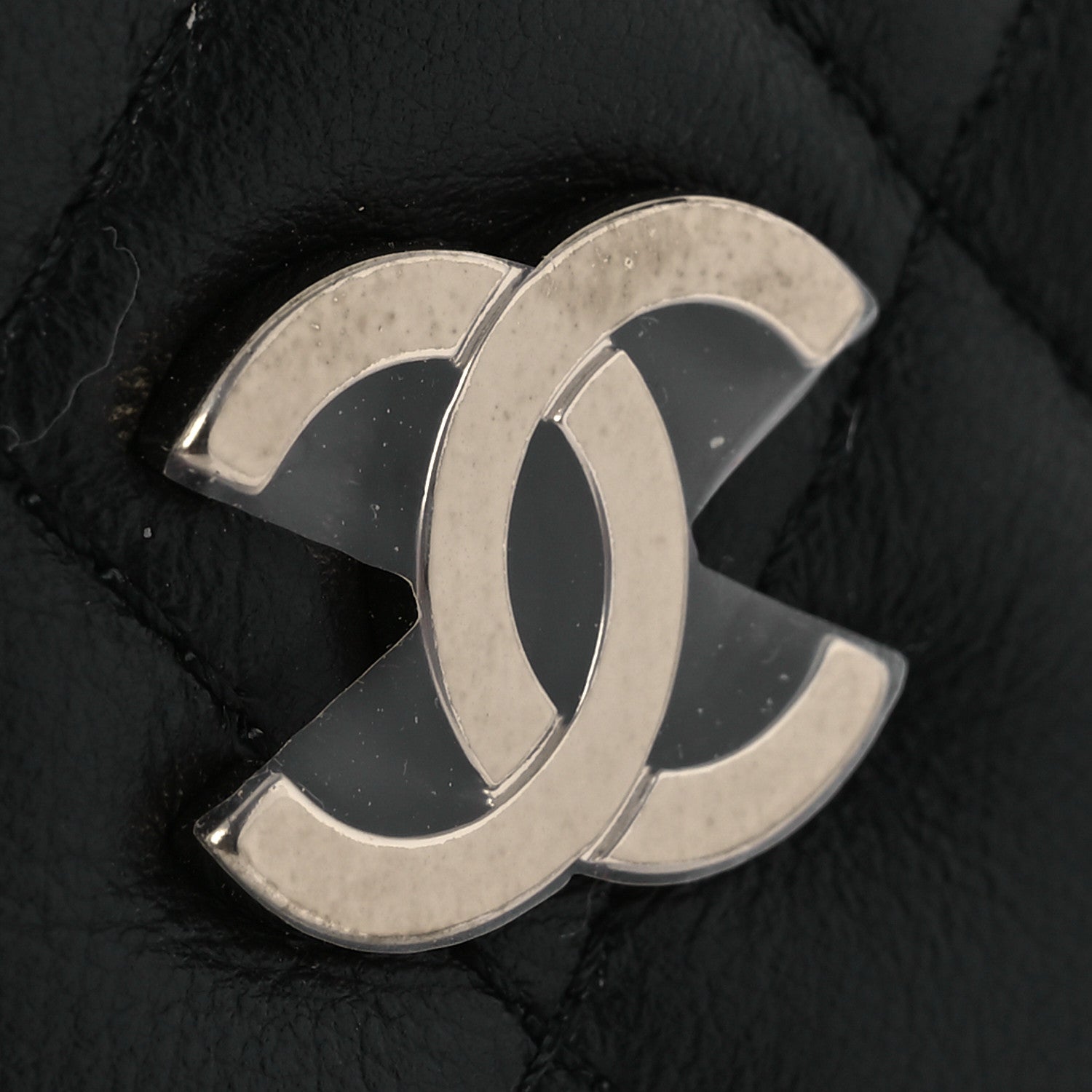 Chanel Lambskin Quilted Crossbody Bag Black 11 of 12