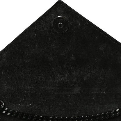 Saint Laurent Patent Mixed Matelasse Triquilt Small Monogram Satchel Black 10 of 10