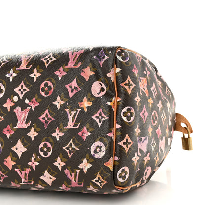 Louis Vuitton Watercolor Aquarelle Speedy 35 Brown 10 of 13